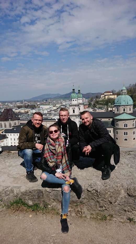 návšteva hradu v Salzburgu